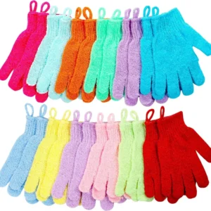 24-Piece Exfoliating Bath Gloves